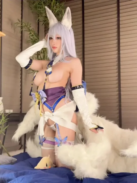 雨波_HaneAme cosplay album HaneAme as Shinano Bunny Girl (Azur Lane) - Video 45